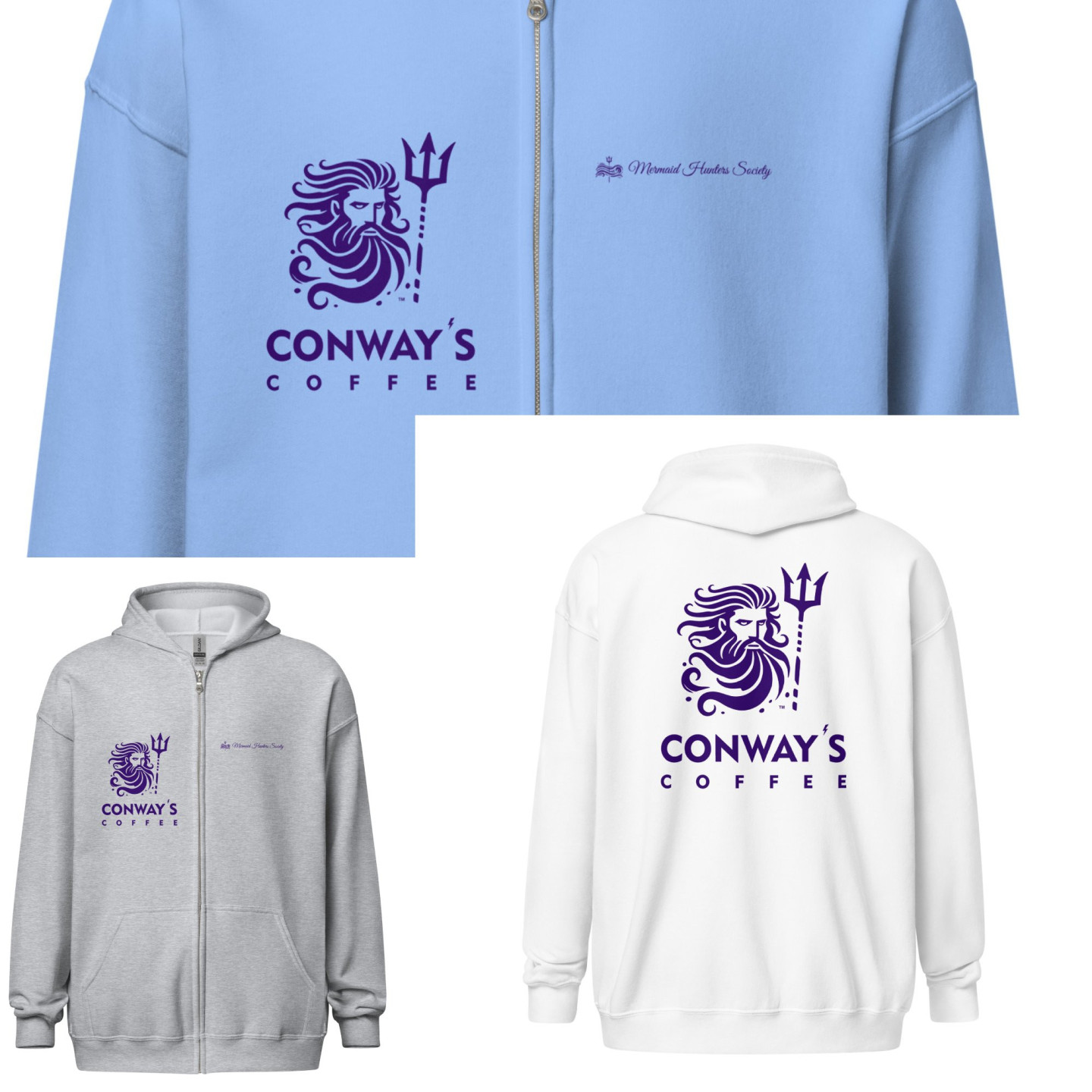 CONWAYS COFFEE Zip Hoodie